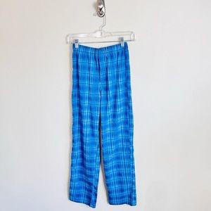 Brandy Melville Blue Plaid Tilden Trouser Pants